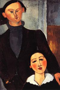 Amedeo Modigliani Jacques and Berthe Lipchitz Sweden oil painting art